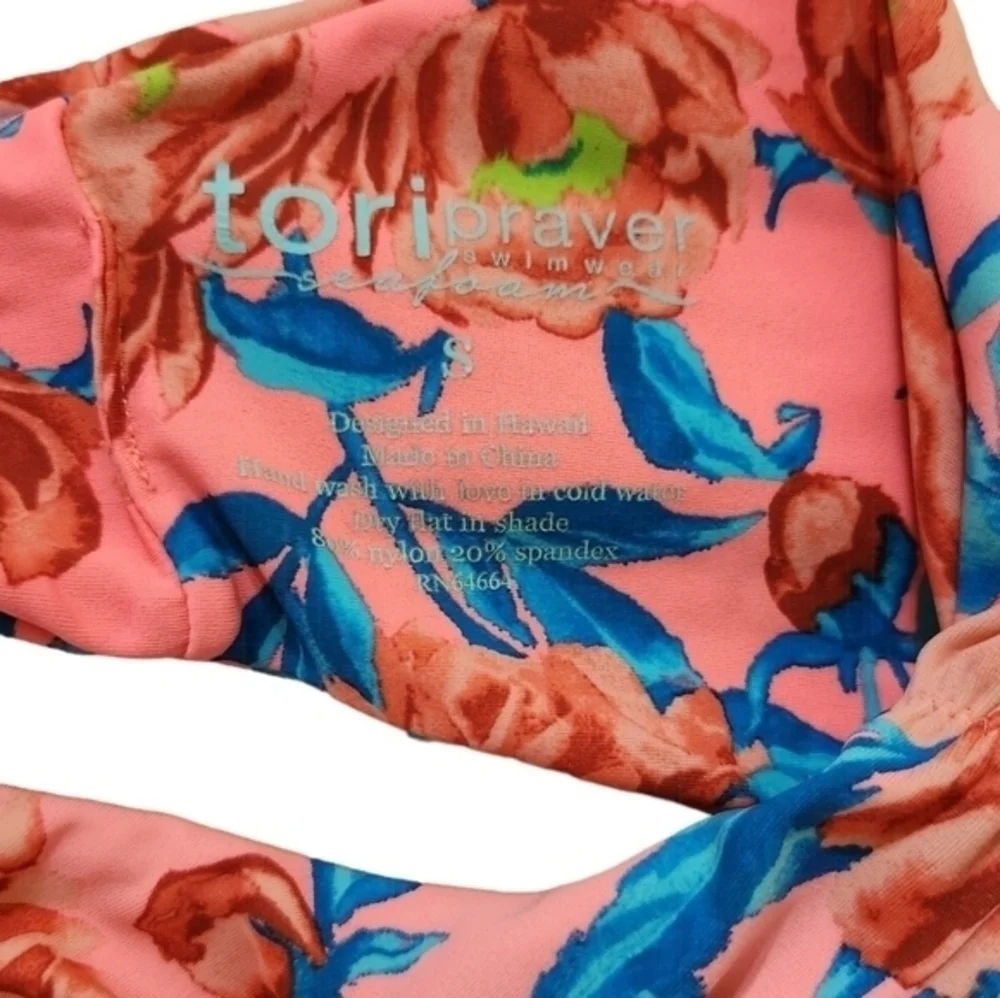 TORI PRAVER FLORAL‎ BIKINI SET S
